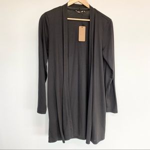 great condition grey sandwich_ cardigan